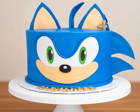 Sonic Birthday Cake